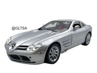 Mercedes McLaren SLR Silver with Red Interior 1:12...