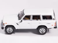 Toyota Land Cruiser 60 LHD White 1:64 GCD KS029-88