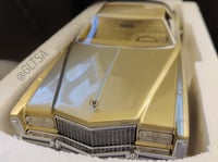 RARE PRE-OWNED Cadillac Eldorado Coupe Gold 1:18 B...