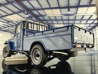 RARE Toyota Land Cruiser 40 LC40 Pickup Blue 1:18...