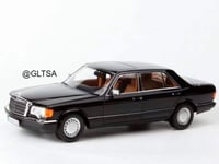 Mercedes-Benz 560 SEL 1989 Black Metallic with Bro...