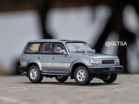 Toyota Land Cruiser LC80 LHD Grey 1:64 GCD KS-014-...