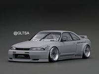 Nissan Skyline Pandem GT-R (BCNR33) Matte Gray 1:1...