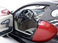 RARE Bugatti EB 16.4 Veyron Black Red 1:18 AUTOart...