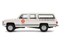 Chevrolet Suburban Texaco 1990 Cream White 1:64 Gr...