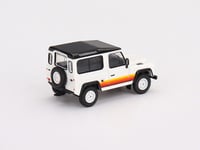 Land Rover Defender 90 Wagon White 1:64 MINI GT MG...