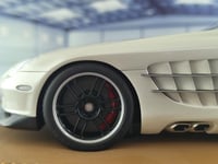 Mercedes-Benz SLR McLaren 722 Pearl White 1:18 Ivy...