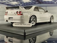 RARE Nissan Nismo R33 GT-R 400R White 1:18 Ignitio...