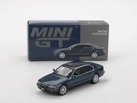 BMW 750IL Sorrento Blue Metallic 1:64 MINI GT MGT0...