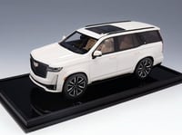 RARE Cadillac Escalade 2022 White 1:18 MotorHelix...