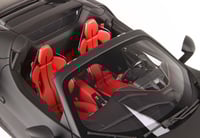 Ferrari 296 GTS Nero Opaco Matt Black 1:18 BBR P18...