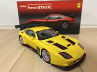 RARE Ferrari 575GTC 2004 Yellow 1:18 Kyosho 08391C