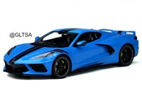 CHEVROLET CORVETTE C8 Blue 1:18 GT Spirit GT286