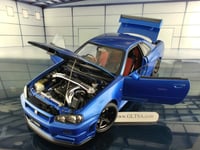 Nissan Skyline GT-R (R34) Z-tune Bayside Blue 1:18...