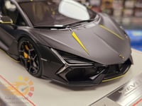 Lamborghini Revuelto Matte Black with Yellow Strip...