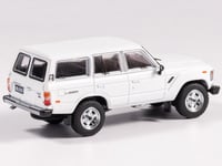 Toyota Land Cruiser 60 LHD White 1:64 GCD KS029-88