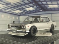 Nissan Skyline 2000 GT-R (KPGC10) Silver 1:18 Igni...