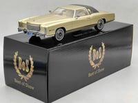 RARE PRE-OWNED Cadillac Eldorado Coupe Gold 1:18 B...