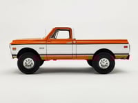 Chevy K10 4x4 Pickup Truck 1972 Orange and White 1...