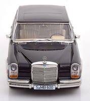 MERCEDES BENZ S-CLASS 600 (W100) 1963 Black 1:18 K...