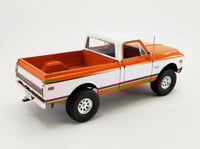 Chevy K10 4x4 Pickup Truck 1972 Orange and White 1...