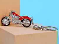 Men Motorcycle Charm Keychain Red sc22061243663997...