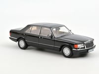 Mercedes-Benz 560 SEL (W126) 1989 Black Metallic 1...