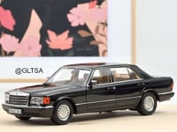 Mercedes-Benz 560 SEL (W126) 1989 Black Metallic 1...