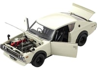 RARE Nissan Skyline 2000 GT-R White 1:18 Kyosho 08...
