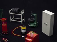 Garage Kit Set (Version 2) 1:18 AUTOart 49111