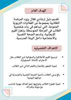 ملف أنشطة للارتقاء بسلوك الطالبات في المرحلة المتو...