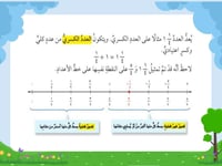 الاعداد الكسرية والكسور الغير فعلية للصف سادس الفص...