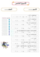 نافس للصف ثالث ابتدائي مادة الرياضيات الفصل الدراس...