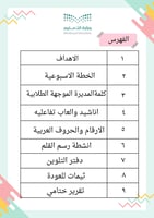 ملف الأسبوع التمهيدي للصف الاول ابتدائي ١٤٤٧هـ