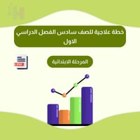 خطة علاجية للصف سادس الفصل الدراسي الاول