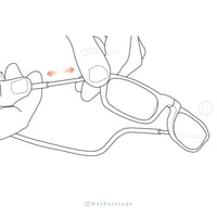 نظارة قراءة كليك reading glasses clic