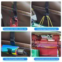 خطاف مسند رأس لمقعد السيارة متعدد الوظائف - شماعة...