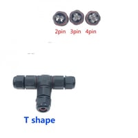 تحويلة طرفية شكل T تي 2 - 3 نقاط توصيل مقاوم للماء...