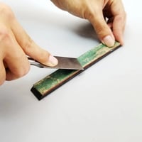 معجون تلميع ,شحذ السكين بعد الجلخ والحد