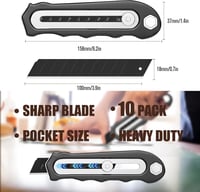 مشرط متعدد الاستخدامات 18مم قابل للسحب شديد التحمل...