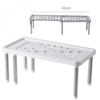 رف تخزين خزانة المطبخ القابل للتعديل