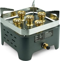 موقد غاز 5 شعلات محمول للتخييم والكشتات والرحلات