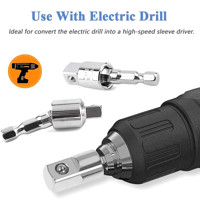 مجموعة محولات حبات صواميل الدريل (3 قطع)