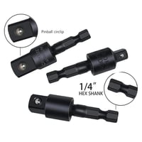 طقم وصلة مثقاب زاوية قائمة 4 قطع و رؤوس محول مقبس...