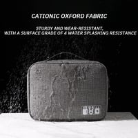 حقيبة تنظيم رقمية محمولة رمادية | حافظة إلكترونيات...