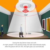 مصباح ولمبة إضاءة LED لون أبيض ٥ وات تعمل بالطاقة...