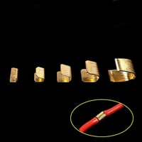 10 قطع أطراف توصيل (ترامل) نحاسية مع قصدير بشكل U...