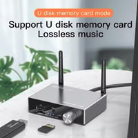محول صوت بلوتوث 5.3 6 في 1، DAC، تشغيل USB/TF، مدى...