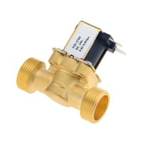 صمام لولبي كهربائي DN15 (1/2 بوصة) 12 فولت تيار مس...