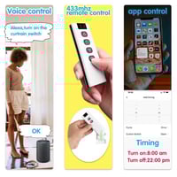 مفتاح ستارة ذكي واي فاي مع ريموت تحكم - تطبيق Smar...